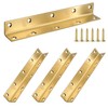 L Bracket, Heavy Duty Corner Brace, 4 Pack 8 Inch