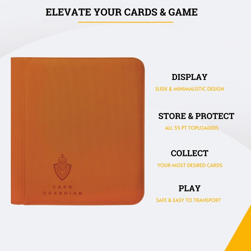 Card Guardian - Toploader binder 4 tasche sammelkarten album mit