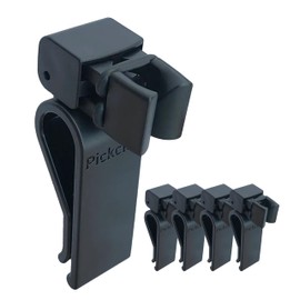 1pcs Golf Club Organizer Durable Polycarbonate Clips for Irons, Woods, Driver Heavy-Duty Golf Bag Clip-On Holder Golf Accessories (1, Black)