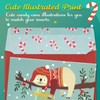 Invitation Envelopes, 50-Pack 4x6 Christmas Envelopes for Invitations and Greeting