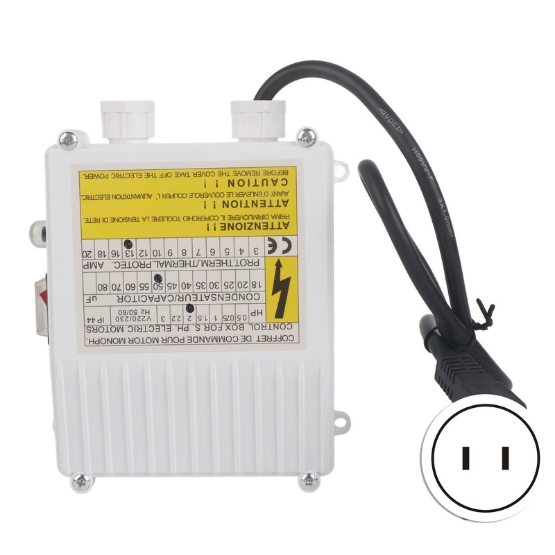 Pump Control Box Bulit in Thermal Protection Circuit Breaker Controller