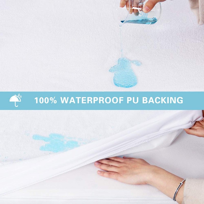 Bedecor Double Pack Mattress Protector 90 x 200 cm Waterproof