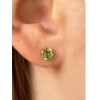 Beautiful Discoveries Pure Sterling Silver 1ctw August Peridot Birthstone cz