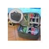 전자기기 그레이 파우치 2단 대용량 Electronic Device Grey Pouch 2-Tier