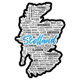 Scrapbook Customs 52226 Scotland City Sights Laser Cut Dimensional Scrapbook Embellishment
