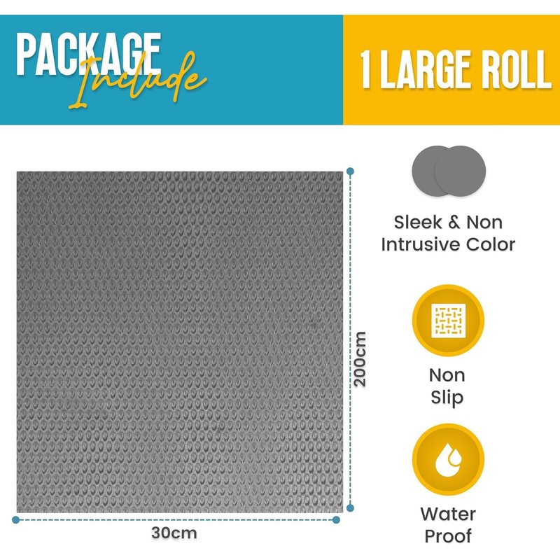 Linda's Essentials Kitchen Drawer Liners (30 x 200 cm) -