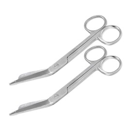 Ever Ready First Aid Medical and Nursing Lister Bandage Scissors 5.5" - Stainless Steel - Surgeries, Medical Care and Home Health Care - 2 Pack