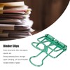 19mm 80pcs Binder Clips Strong Clamping Force Metal Hollow Tail