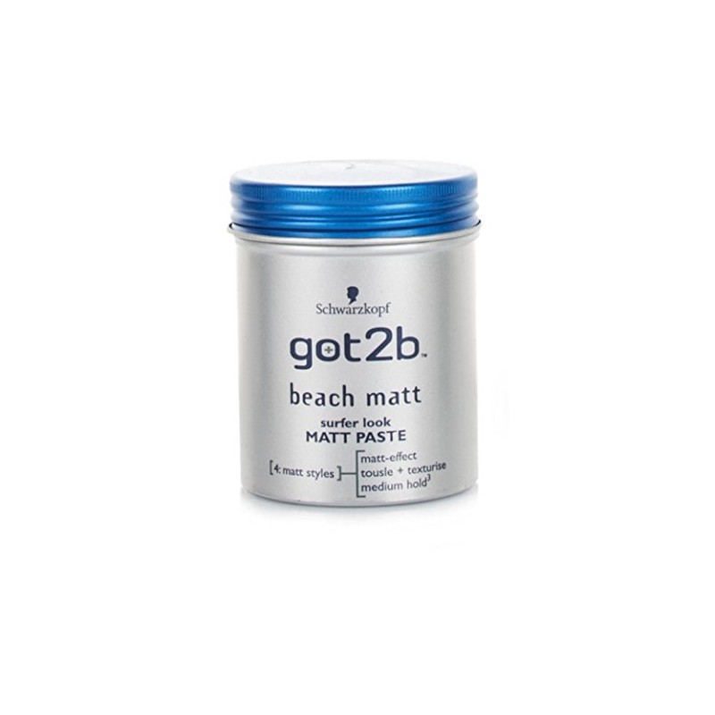 Schwarzkopf Got2b Beach Matte Paste, 100ml