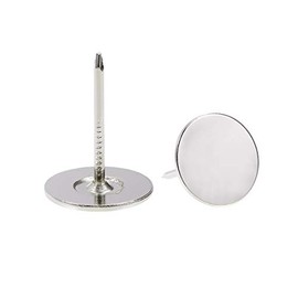 uxcell Upholstery Nails Tacks 19mmx25mm Flat Head Furniture Nails Silver Tone for Furniture Sofa Headboards, 30 Pcs