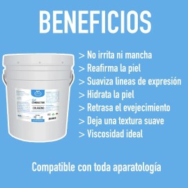 Gel Conductor Con Colágeno Facial Y Corporal 500 Ml Sane Tipo de envase Pet 500ml