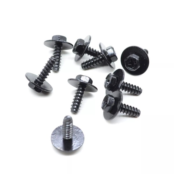 Unbranded 10pcs M5-1.81 Fender Liner Screw Under Cover Splash Shield
