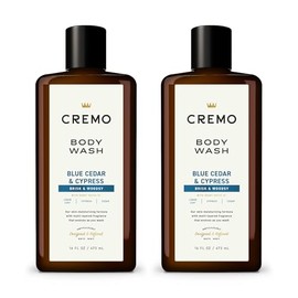 Cremo All Season Body Wash, Blue Cedar & Cypress, 16 oz. 2-pack