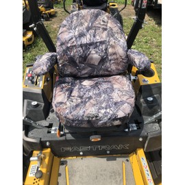 Durafit Seat Covers, Custom Fit Seat Cover and Newer for Hustler Commercial X1 Zero Turn Mowers in Camo Waterproof Endura Fabric (Camo)