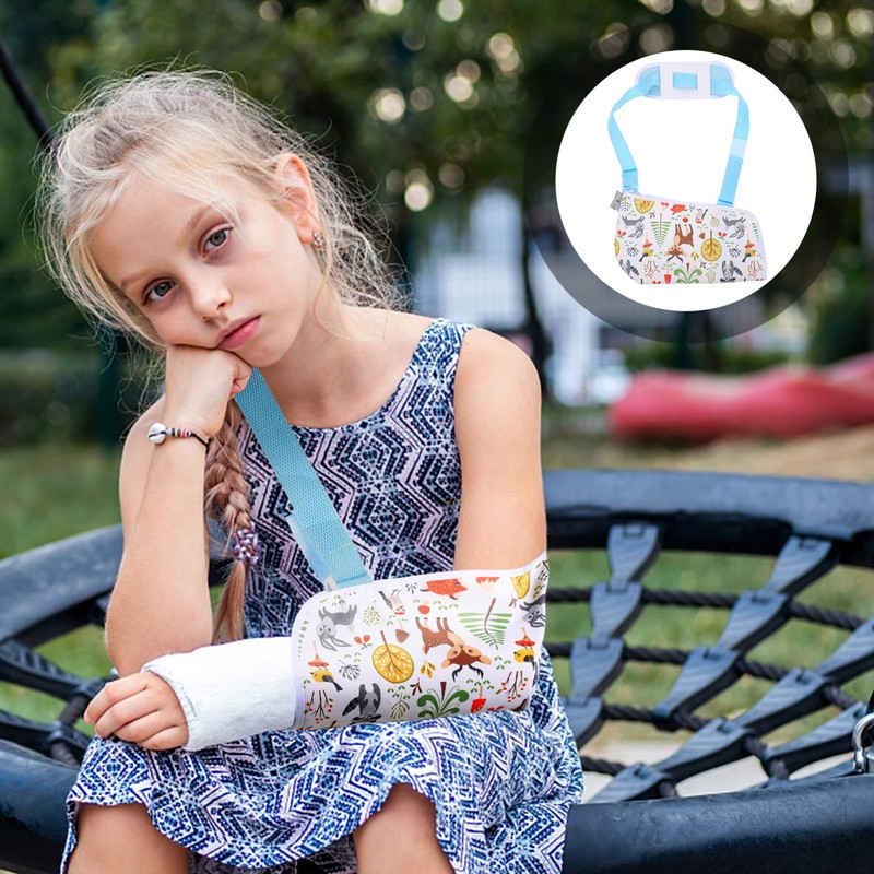 Beavorty Wrist Brace Stabilizer Arm Sling Cartoon Animal Shower Shoulder