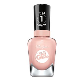 Sally Hansen Miracle Gel Salon Quality Nail Polish | Gel-Like Formula, Two-Step System, No UV Light Needed, Long Lasting | | 246 In The Sheer | Pink Nail Polish