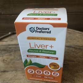 Doctor's Preferred Liver Plus Dietary Supplement EXP 3/2026 - 42 Capsules