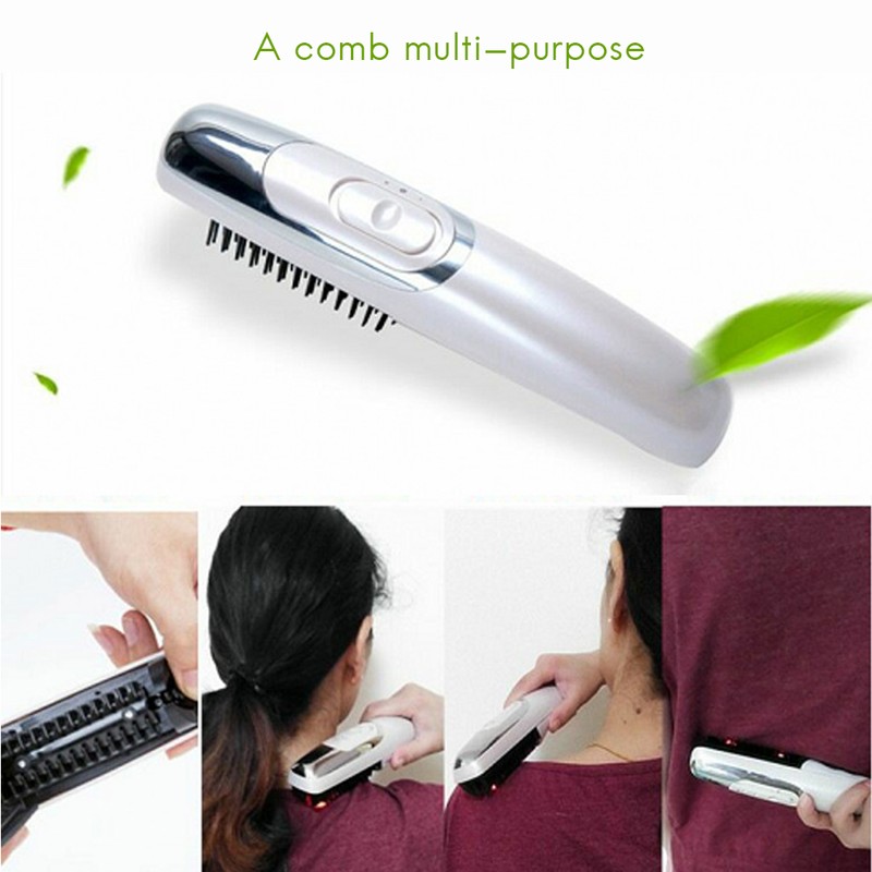 Electric Infrared Hair Brush Comb Laser Treatment Grow Comb Stop