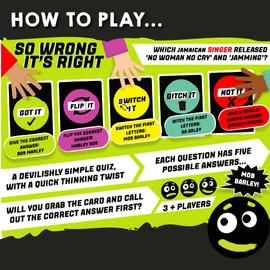 Format Games So Wrong It's Right Party Game from TV and Radio Personality Matt Edmondson Mind Melting Trivia Game for Adults and Teens Ages 14+ 3+ Players Avg. Playtime 60-90 Minutes Made