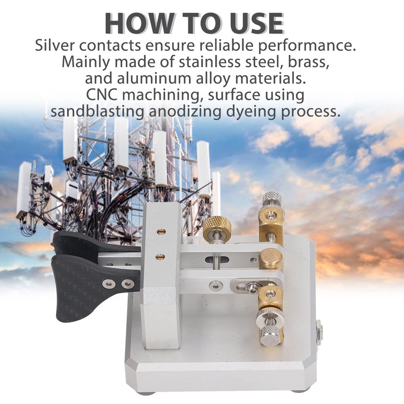 CW Key, Good Workmanship Easy Tapping Automatic Morse Code Key