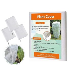 Agfabric Plant Covers Freeze Protection 1.5oz 84''x72'' Frost Cover for Garden Tree Protection Winter Tree Cover for Frost Proctection, 4 Pack