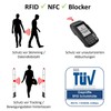 AntiSpyShop RFID Protective Covers, TÜV Approved, NFC Blocker - Credit