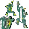 KADAX Frog Thermometer, Thermometer with Suction Cups, Weatherproof Window Thermometer