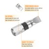 sourcing map 10pcs Slotted Screwdriver Bit SL5 1/4" Hex Shank
