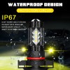 CHUSYYRAY 2X 3000K YELLOW LED FOG LIGHT BULBS KIT FOR