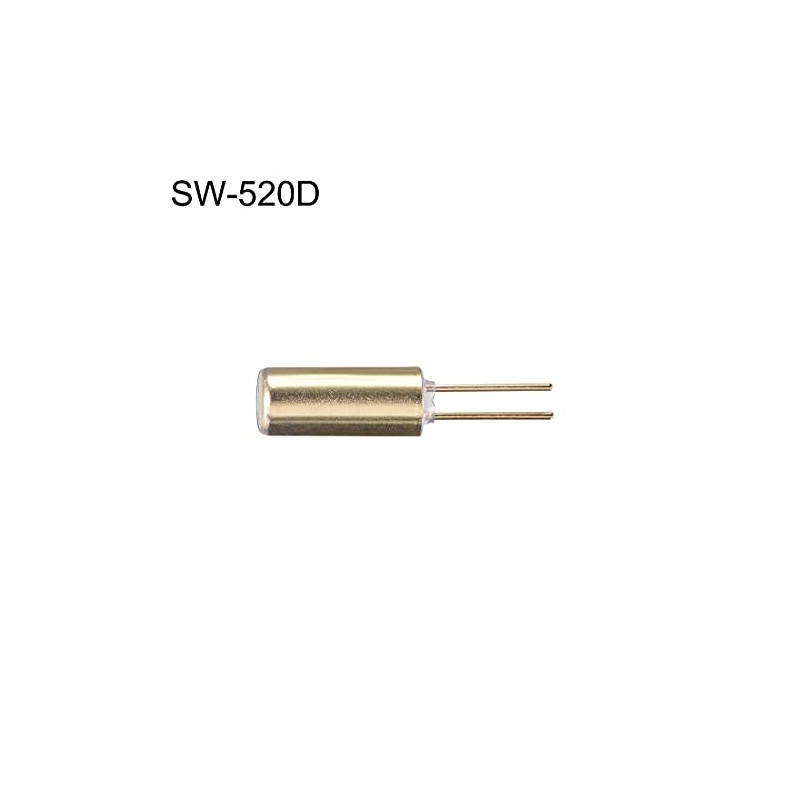 sourcing map Electronic Vibration Sensor SW-520D Metal Ball Tilt Shaking