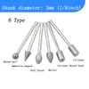 𝐋𝐮𝐨 𝐤𝐞 20 Pcs Diamond Burr Sets, 1/8 Inch Shank