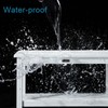 30'' Heavy Duty Shower Bench for Inside Shower, White Poly