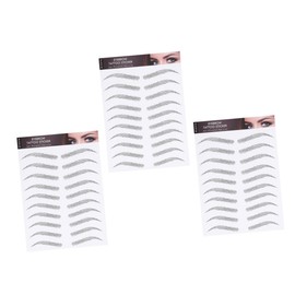 Healeved Sets Natural Look Eyebrow Stickers Hair-like False Eyebrows Cosmetics Makeup Tool for Lazy Girls Sheets