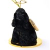 Cocker Spaniel Angel Dog Ornament - Black