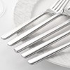 ERVILO 10-Piece Silverware Set for 2, Balanced Weight Stainless Steel
