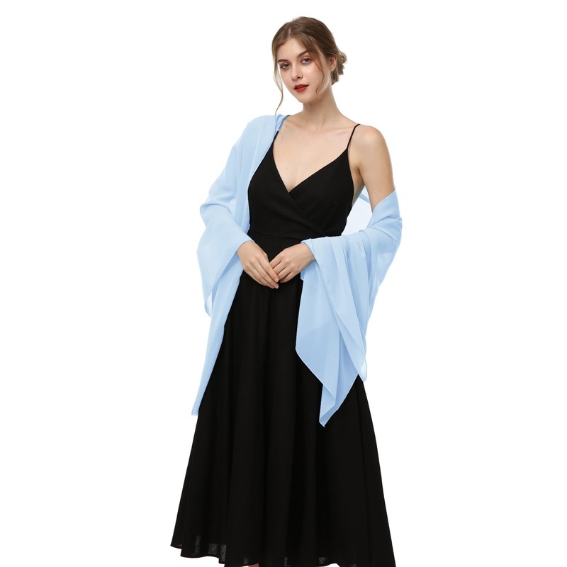 Hotshawl - Chal de gasa para vestidos de noche en