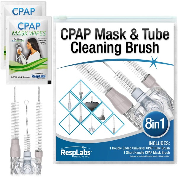 resplabs CPAP Tube Cleaning Brush - 3 Brushes Designed for 22mm, 19mm, 15mm Hoses