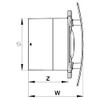 Bathroom Kitchen Toilet Wall Air Ventilation Extractor Fan with Timer