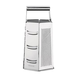 Vogue DM022 6 Way Hand Grater 230mm Stainless Steel Kitchen Slicer Cutter Tools