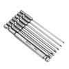 Broppe 7pcs SAE Ball End Hex Screwdriver Bit Set Hex