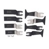 10Pcs Oscillating Saw Blades Universal Quick Release Tool Accessories Kit