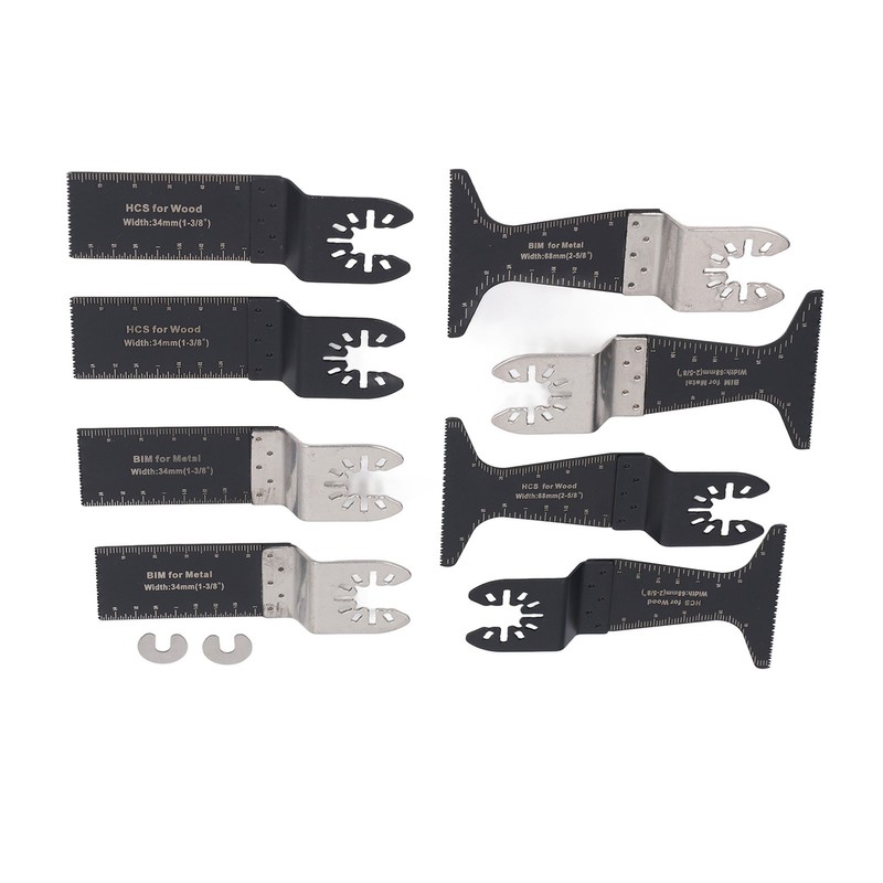 10Pcs Oscillating Saw Blades Universal Quick Release Tool Accessories Kit