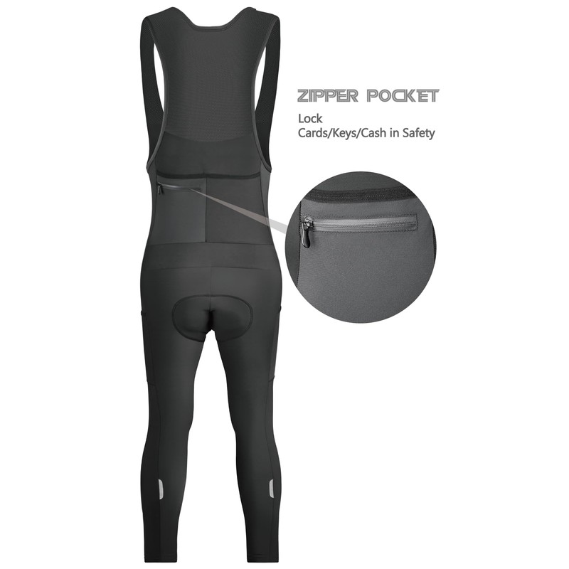 CEROTIPOLAR Men's Cycling Bib Shorts Padded Cycling Bib Shorts UPF50+,
