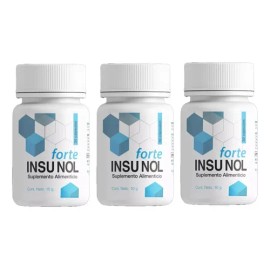 Forte Insunol Control Azucar 20 Caps 3 Pack Sabor Sin sabor                                                                                           