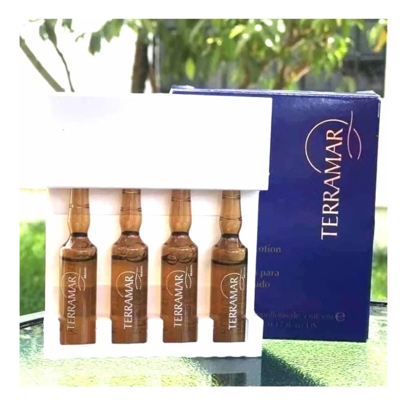 Loción Nutritiva Para Cuero Cabelludo Terramar, 4 Ampolletas