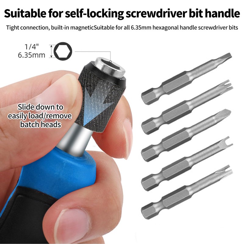 Lcyen 5-Piece Special Shaped Screwdriver Set, Triangle Screwdriver, 50 mm