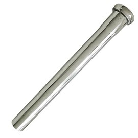 Westbrass D421-05 1-1/4" x 12" Slip Joint Extension Tube, Polished Nickel