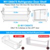 [2 pack] Upgraded W11366475 Refrigerator Door Shelf Bin Compatible with