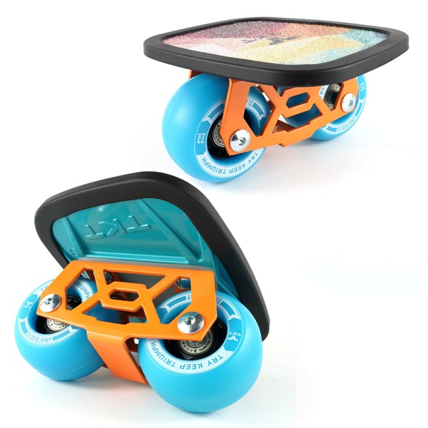TKT Aluminum Plate Freeskates - Skillful Free Skates Split Skateboard