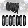 Vancroser Wrangler Front Grille Cover Mesh Cover Grille Insert Front